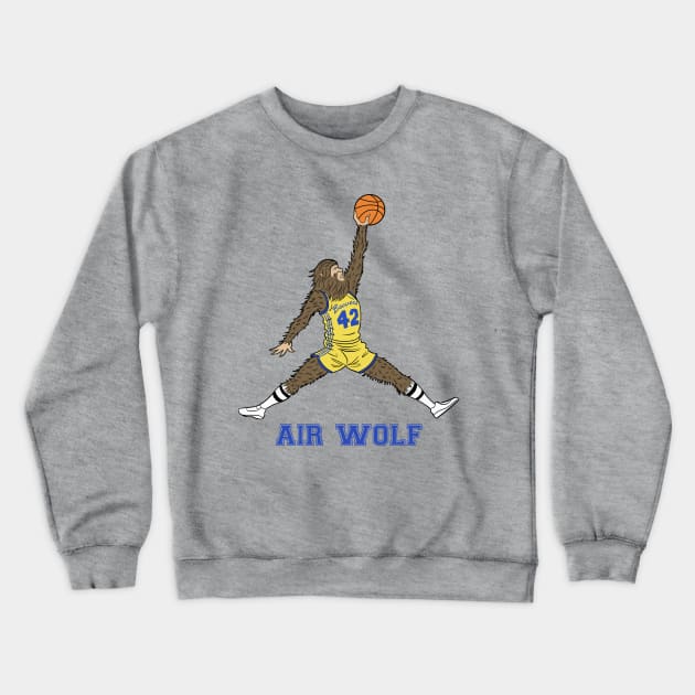 AIR WOLF Crewneck Sweatshirt by Scruffy_Nerd